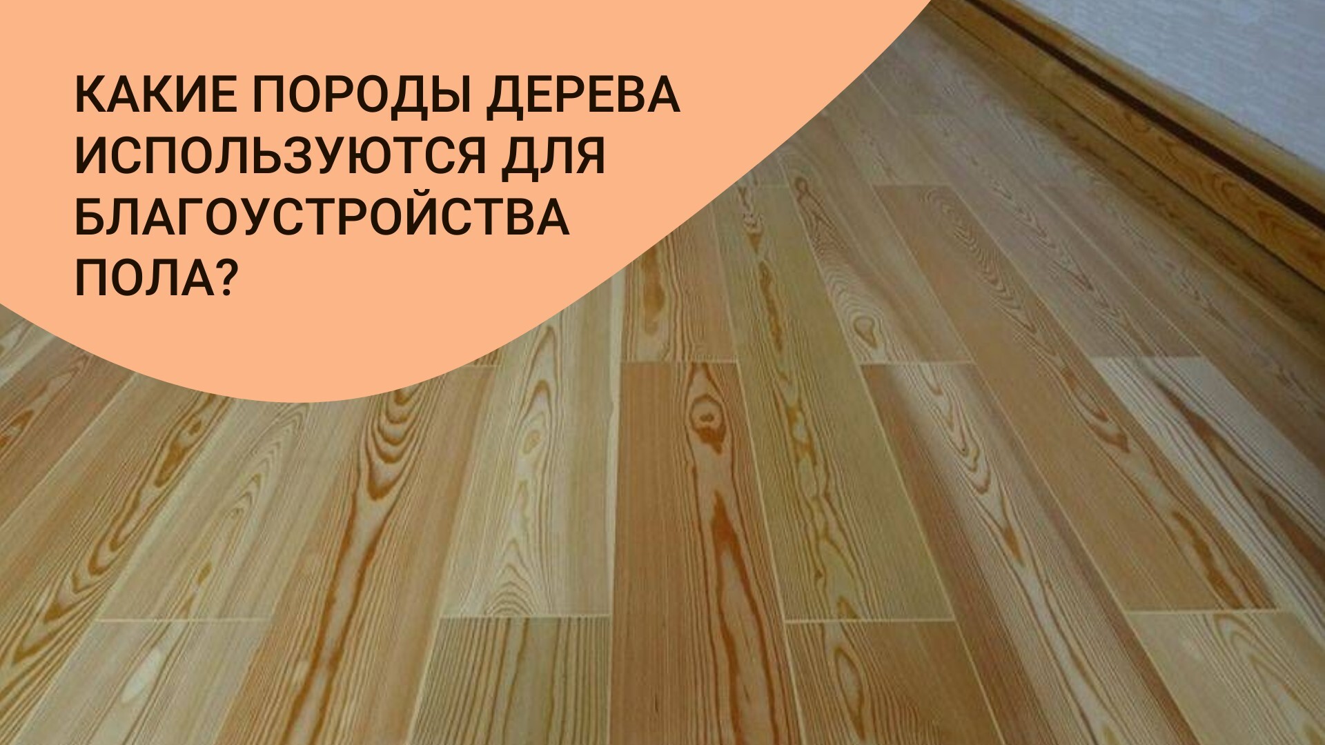 Полы из дерева