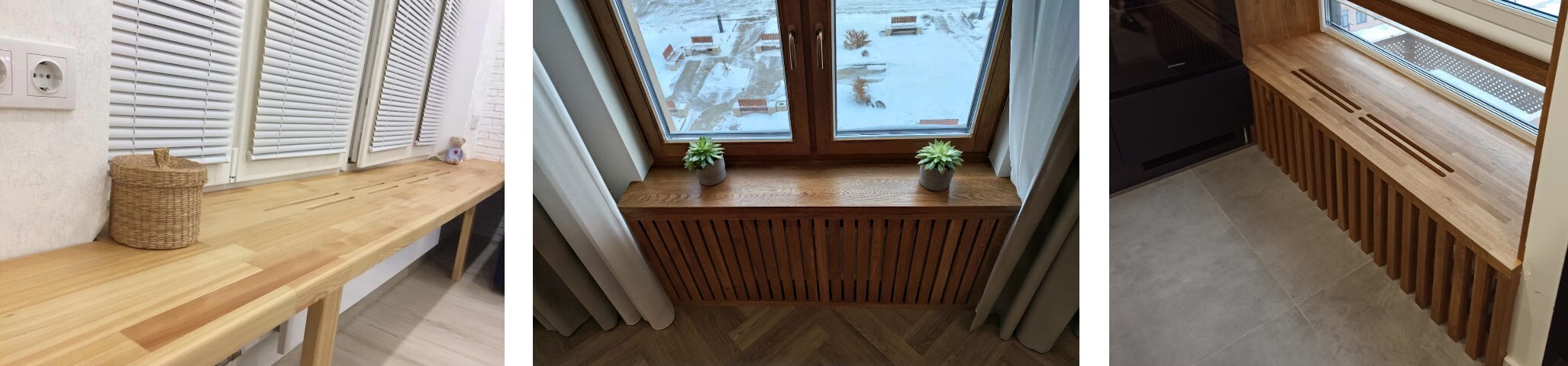 Подоконники из лиственницы